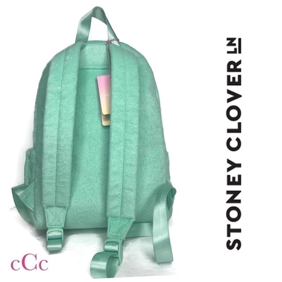Stoney Clover Lane X Target Mint Green Terry Cloth Backpack NWT - Picture 3 of 15